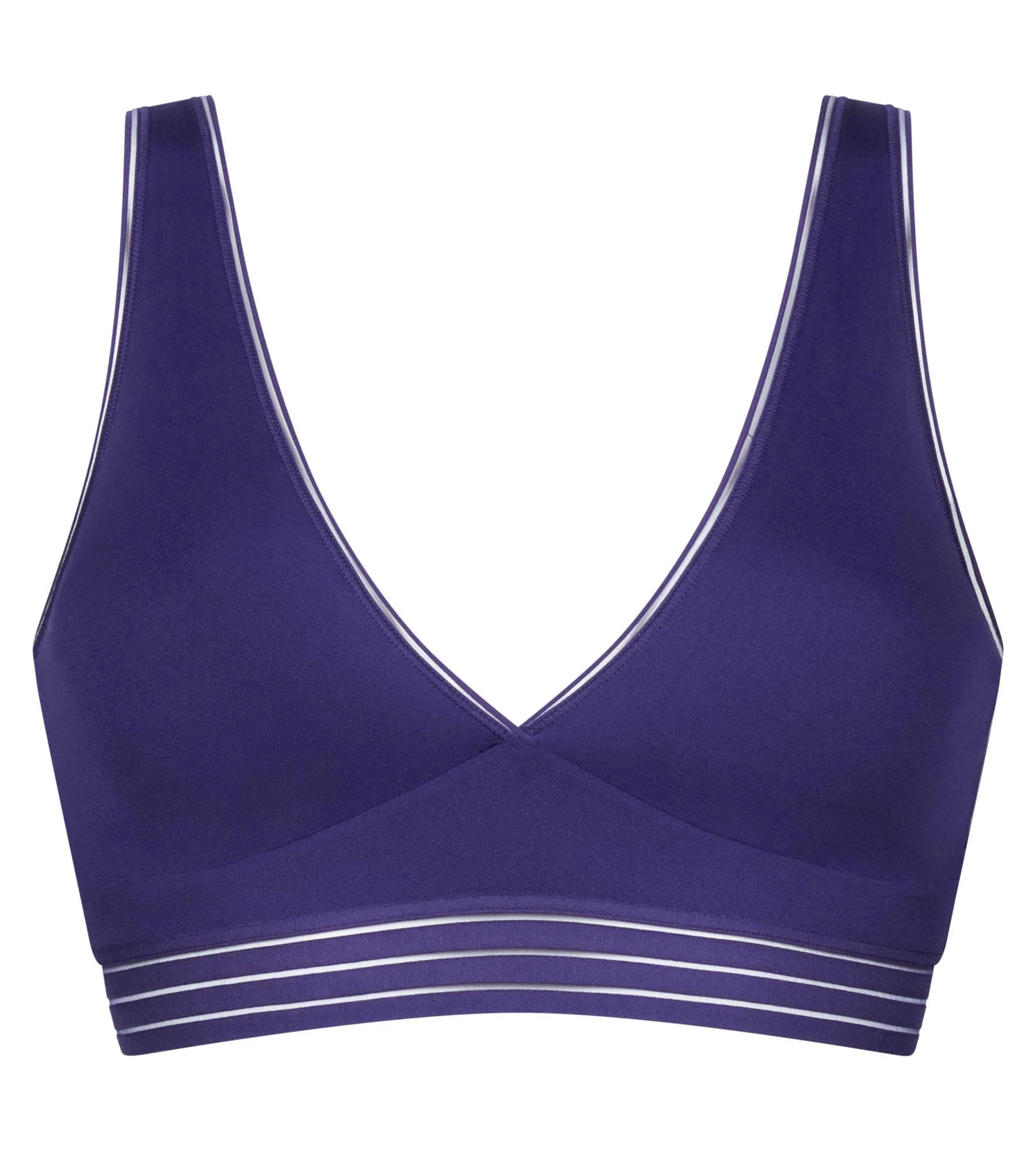 Soutien-gorge triangle sans armature en microfibre Violet Oh My Dim’s - Image 9